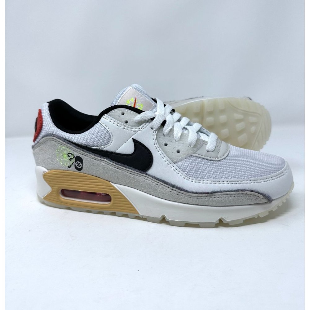 Nike Air Max 90 SE Swoosh Fiber White DV3335-100  NEW - Picture 2 of 7
